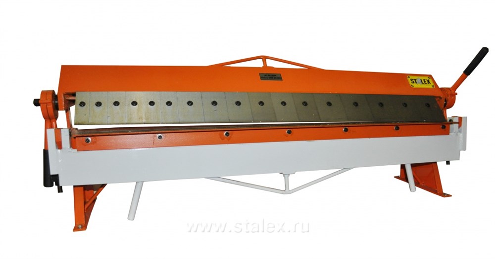 Фото 33 - Станок листогибочный ручной сегментный  STALEX W1.5x1260A.