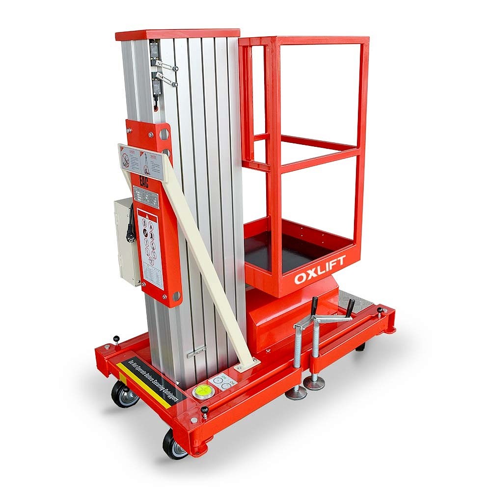 Телескопический Одномачтовый Подъемник ZX-1-090 OXLIFT 9 м 125 кг