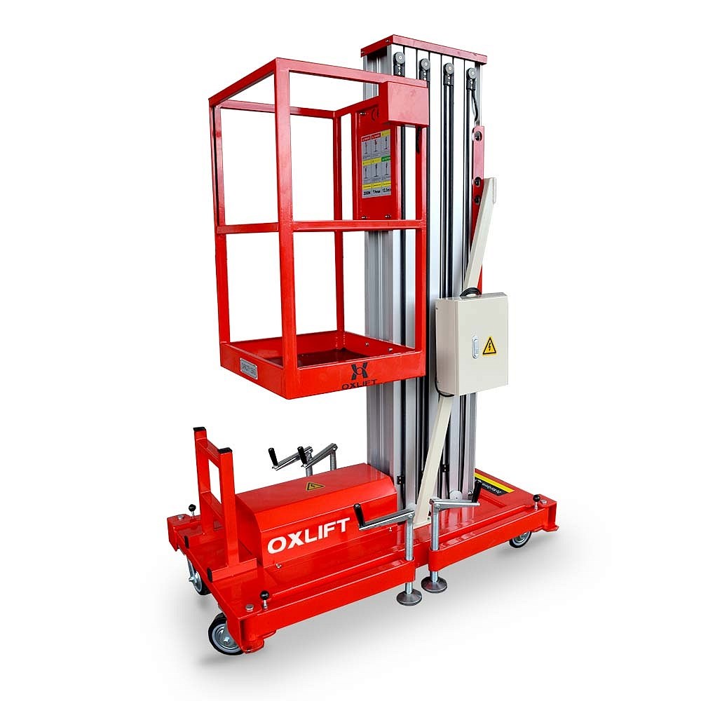 Фото 9 - Телескопический Одномачтовый Подъемник ZX-1-100 OXLIFT 10 м 125 кг.