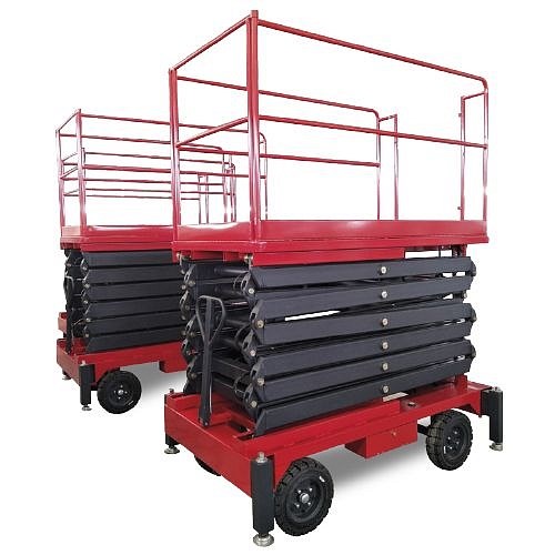 Фото 15 - Ножничный Подъемник QX-030-06 OXLIFT 300 кг 6 м.