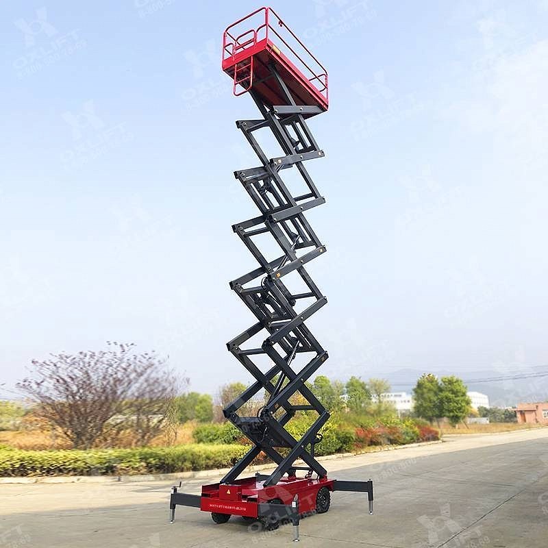 Фото 28 - Самоходный ножничный подъемник QZ-050-110 OXLIFT 500 кг 11 м.