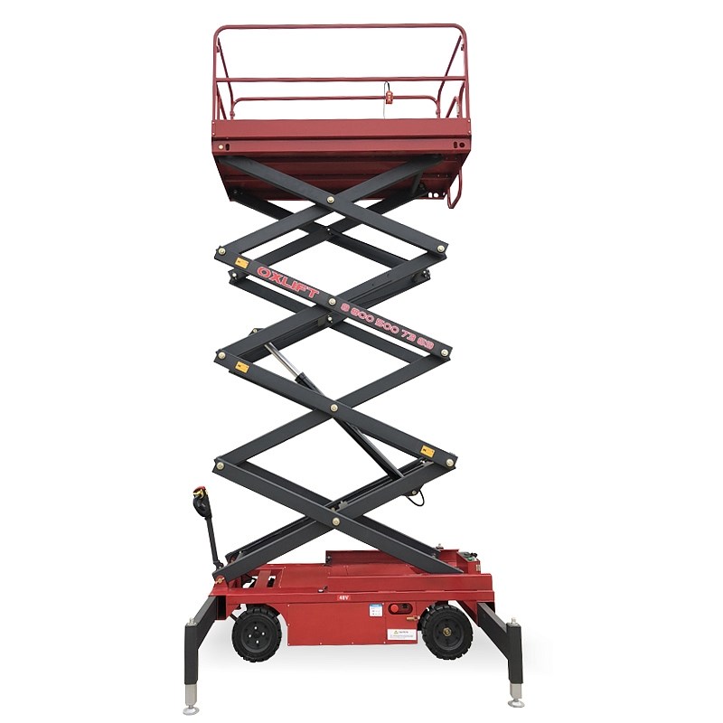 Фото 8 - Самоходный Ножничный Подъемник QZ-050-070 OXLIFT 500 кг 7 м.