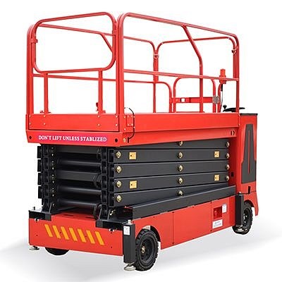 Фото 9 - Самоходный Ножничный Подъемник QZ-050-090 WD OXLIFT 500 кг 9 м.