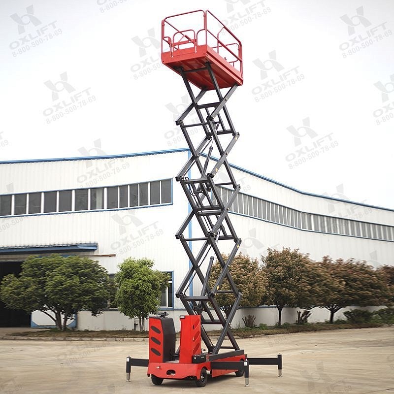 Фото 31 - Самоходный Ножничный Подъемник QZ-050-075 WD OXLIFT 500 кг 7.5 м.