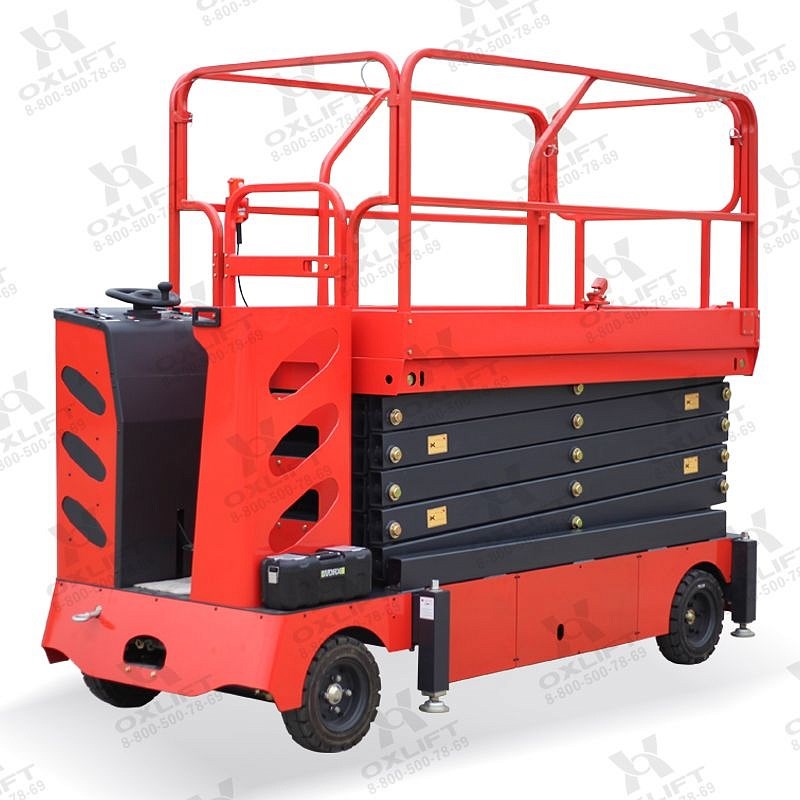 Фото 1 - Самоходный Ножничный Подъемник QZ-050-110 WD OXLIFT 500 кг 11 м.