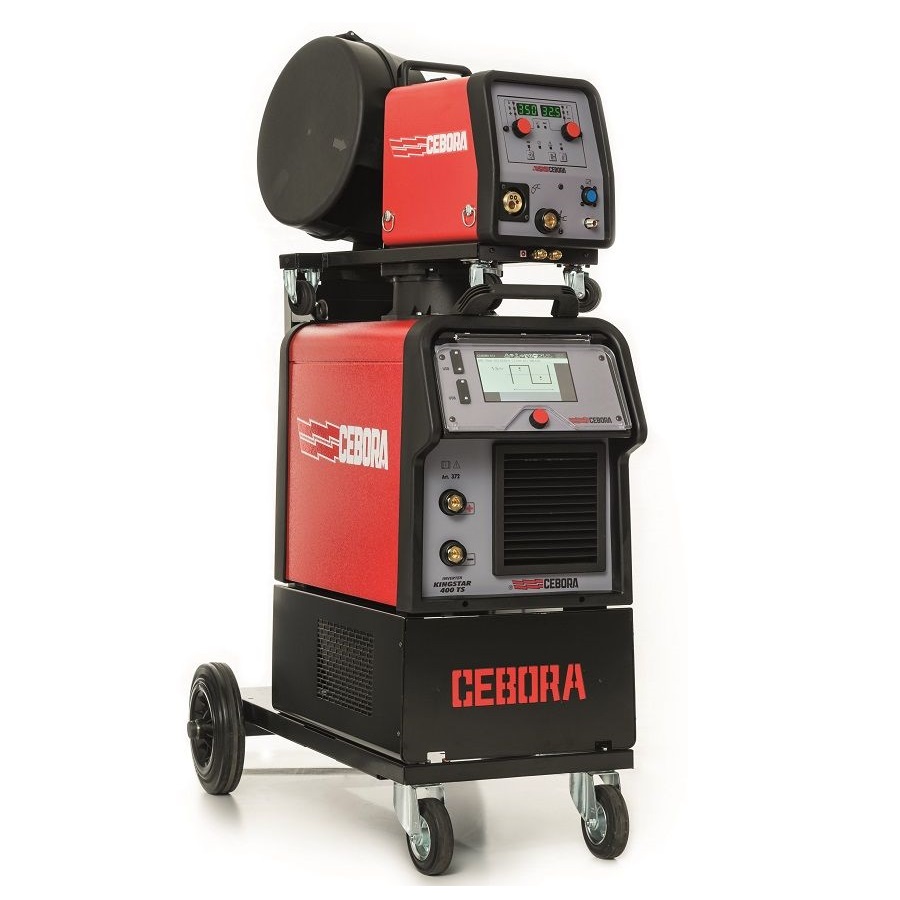 Фото 3 - Сварочный полуавтомат Cebora KINGSTAR 400 TS 3 в 1 (MMA, TIG, MIG) + Pulse, Pulse HD, Root, Double Pulse, 3D Pulse, SRS, БЖО.